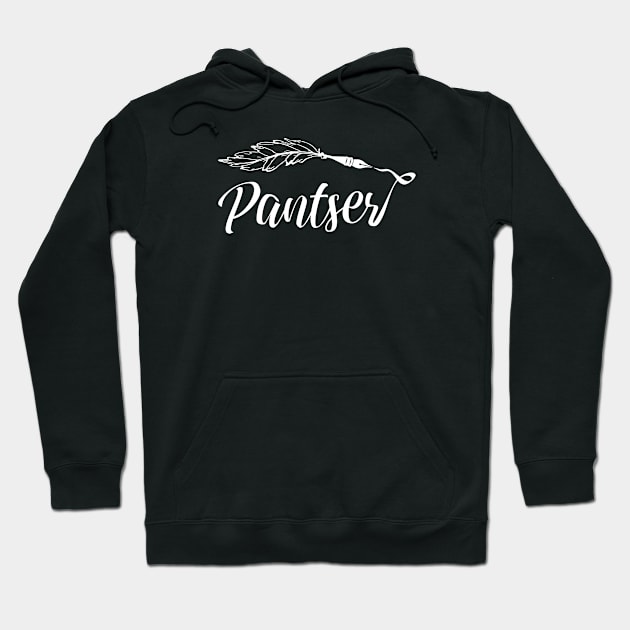 Writer Gift for Authors Who Write by the Seat of their Pants Hoodie by SeaLAD